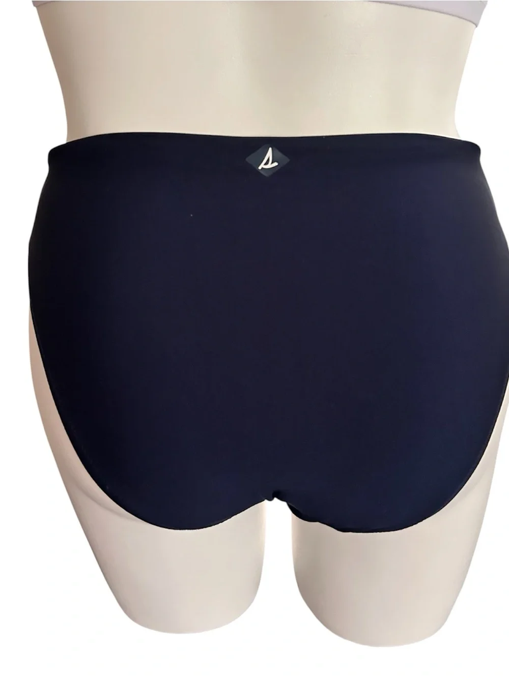 Sperry High-Waist Solid Swim Bottoms in Navy EUC sz L